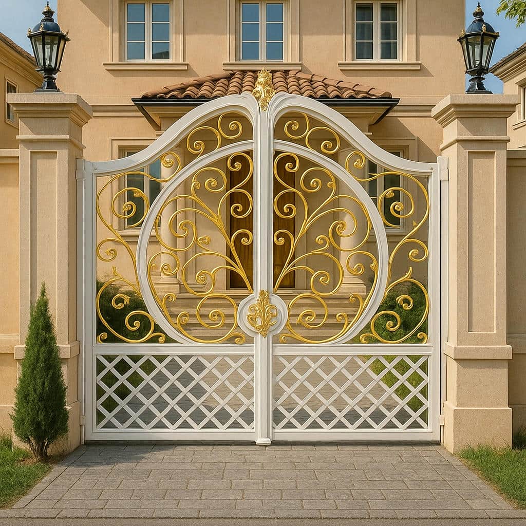 خرید درب فلزی مدل دایره مصور