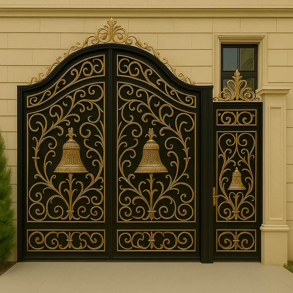 تولید درب فلزی مدل زنگوله