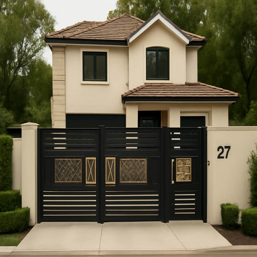 ساخت درب فلزی مدرن موریس