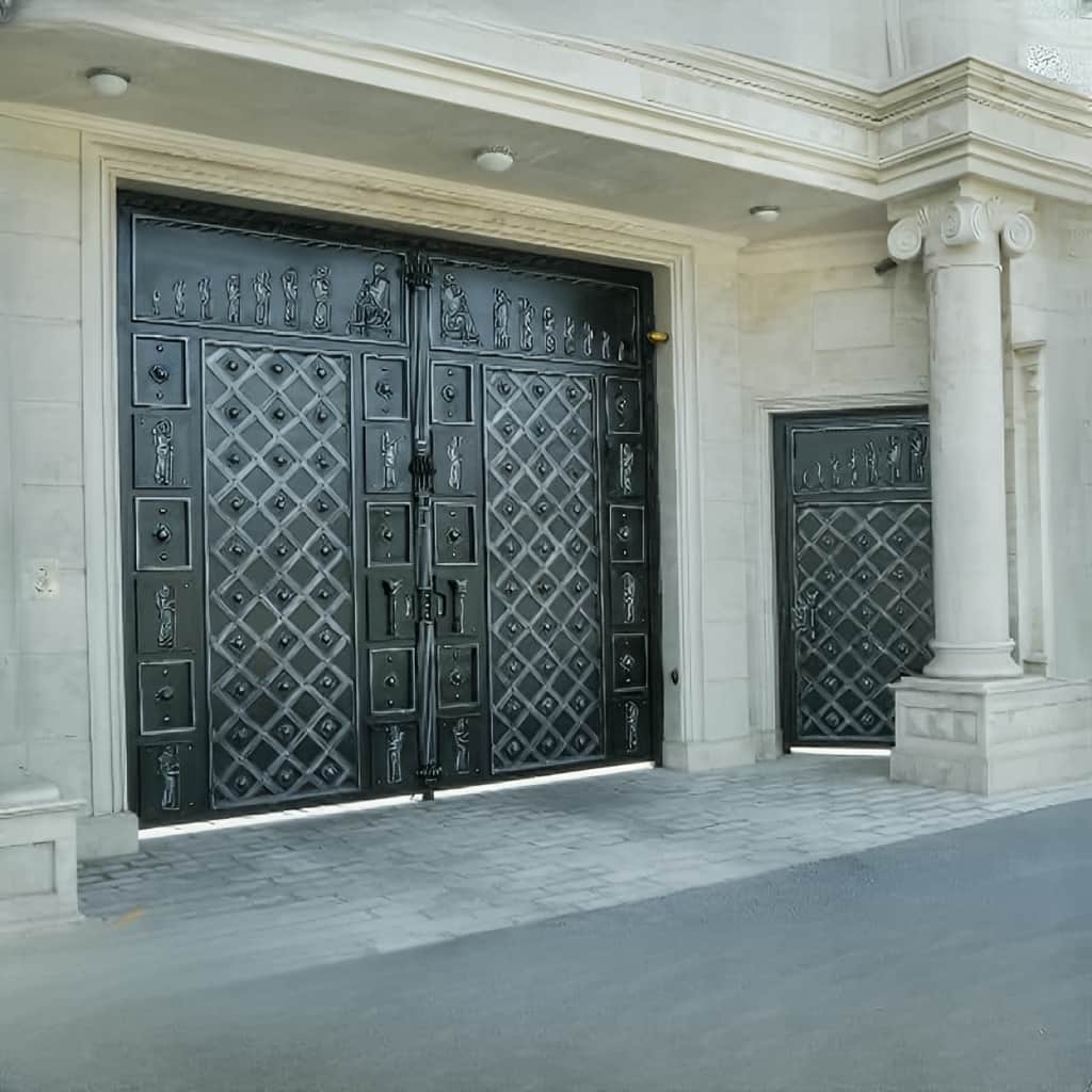 قیمت درب فلزی مدل هخامنش