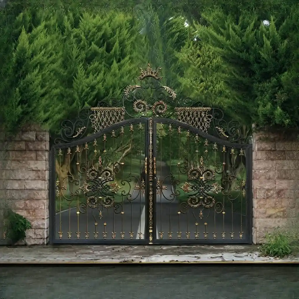 تولید درب فلزی مدل کوتاه ویلایی