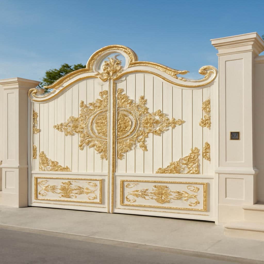 قیمت درب فلزی مدل گل آرا