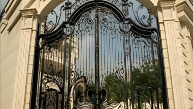 درب حیاط در ساری