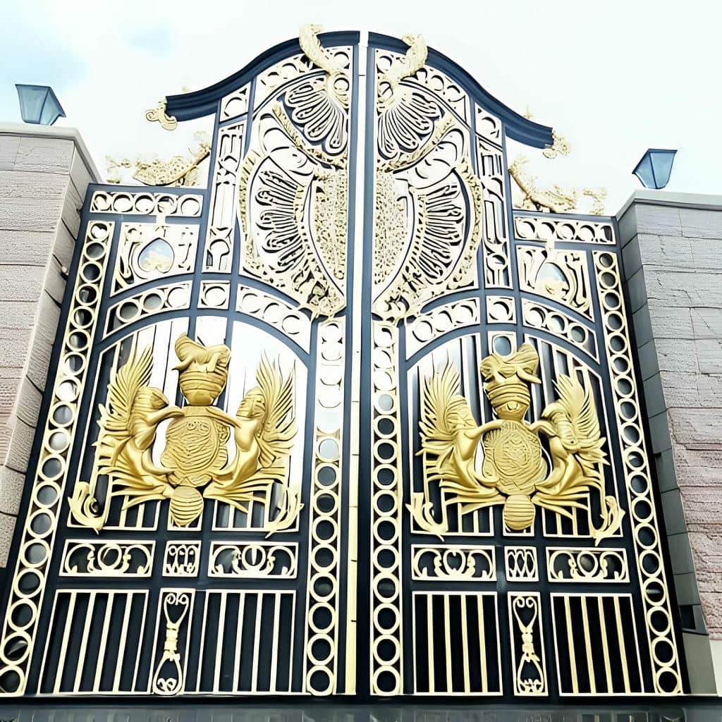 خرید درب حیاط ویلایی ساده در طالقان