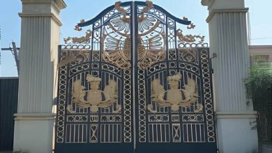 درب حیاط در اراک