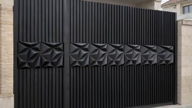درب حیاط ویلایی در هشتگرد
