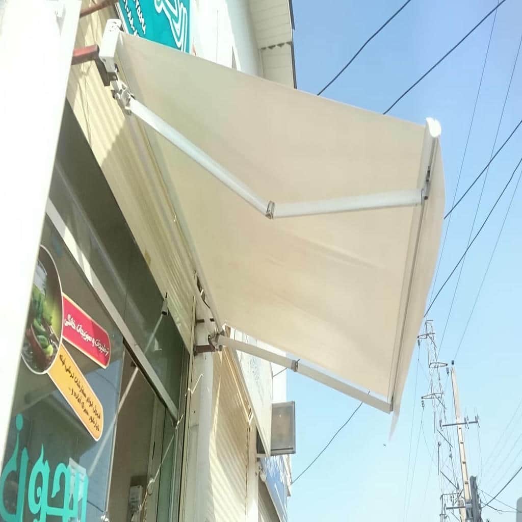 خرید سایبان برقی بازویی اتوماتیک تک بازو در استان خوزستان