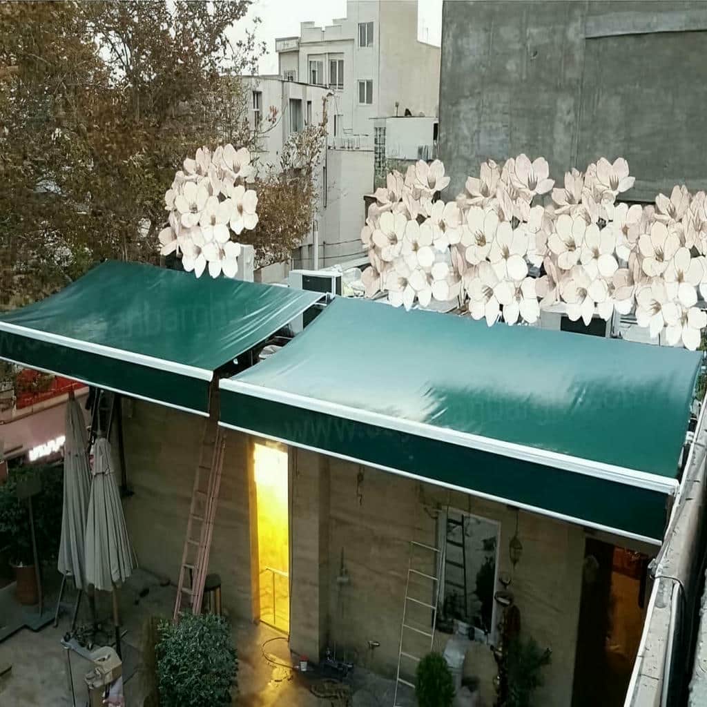 خرید سایبان برقی بازویی در طالقان