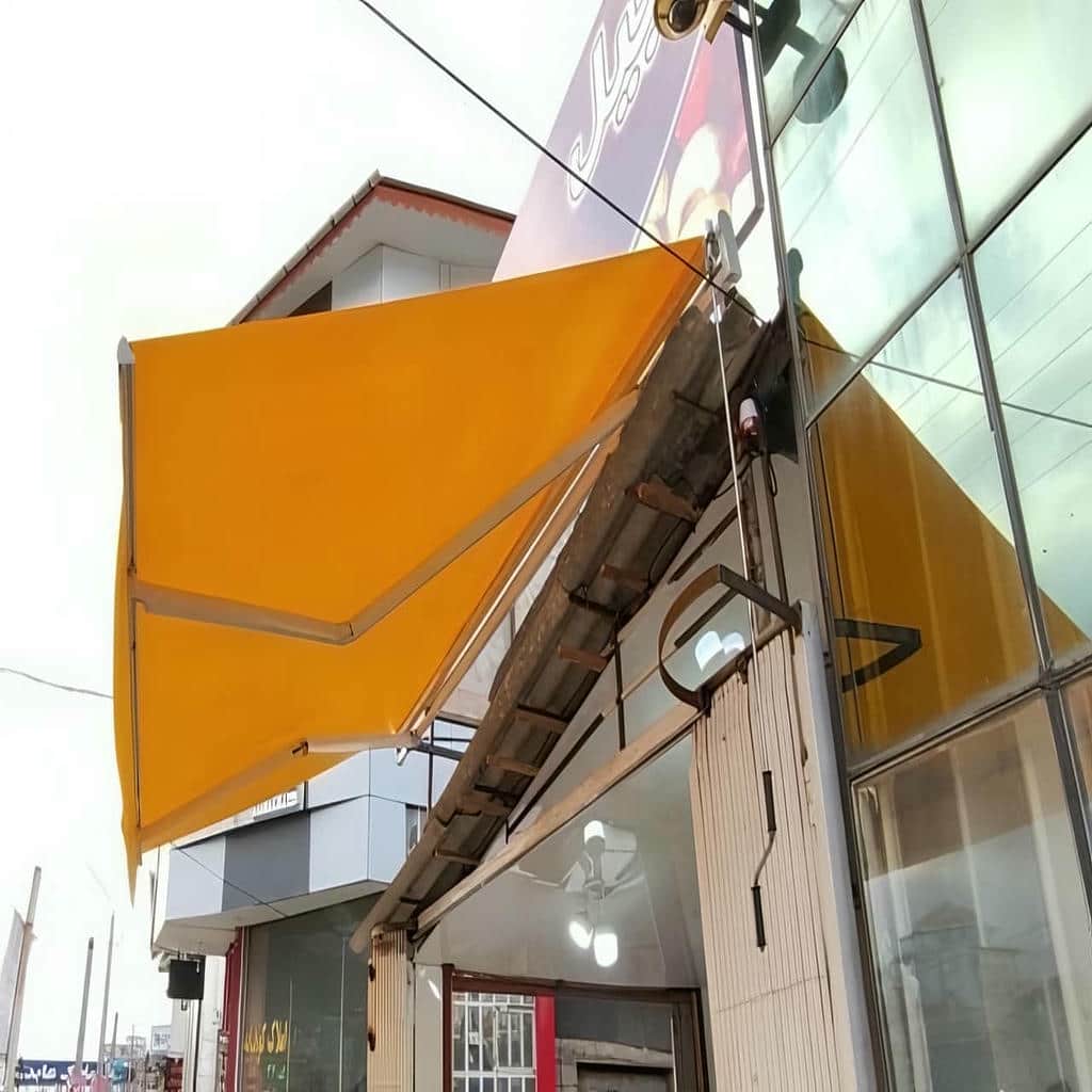 خرید سایبان برقی بازویی اتوماتیک تک بازو در بندرعباس