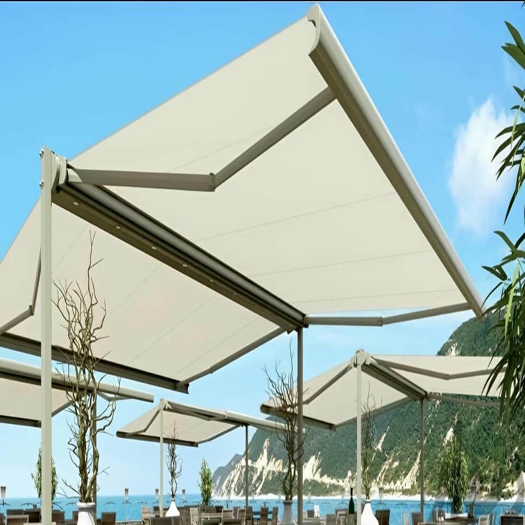 نصب سایبان برقی بازویی اتوماتیک ضدUV در مشهد نصب سایبان برقی بازویی اتوماتیک ضدUV در مشهد