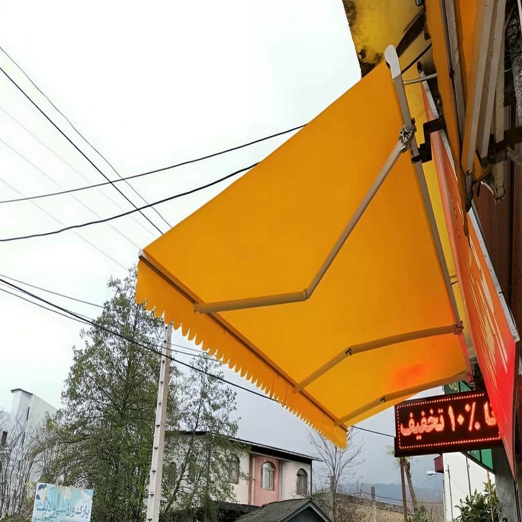 کارخانه سایبان برقی بازویی اتوماتیک ریموتی در محمودآباد
