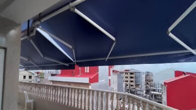 سایبان برقی در مهرشهر کرج