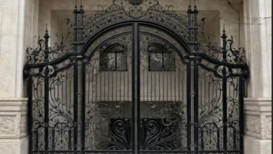 درب حیاط در شیراز
