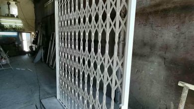 درب آکاردئونی در ساوه