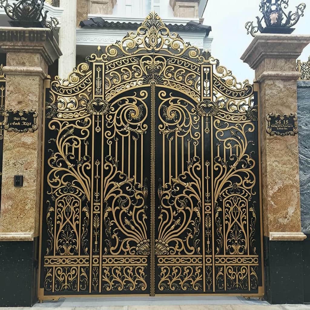 نصب درب حیاط ساده مینیمال در چابهار