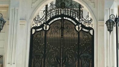 درب حیاط در چالوس