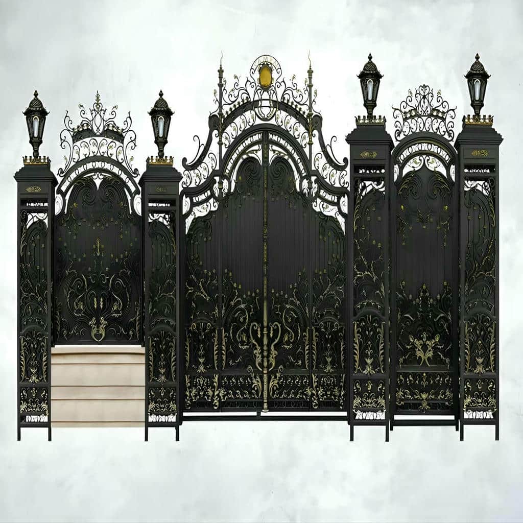 درب حیاط در ساوه