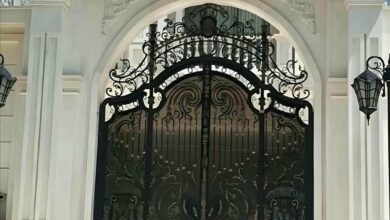 درب حیاط در بندر بوشهر