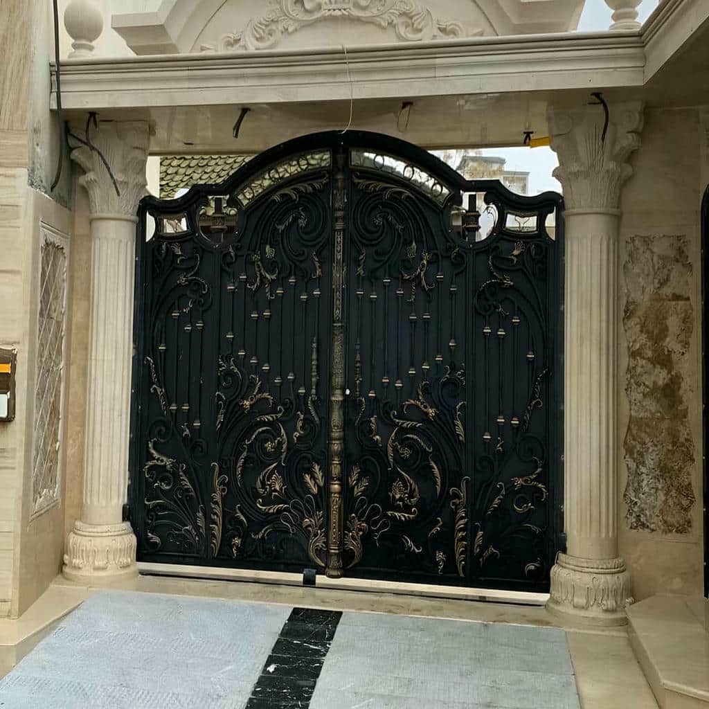 خرید درب حیاط ساده در سمنان