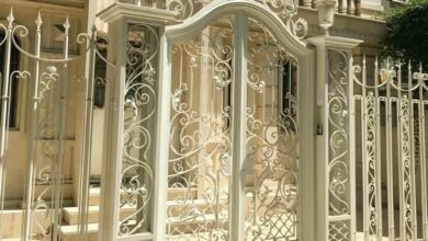 درب حیاط در ایلام