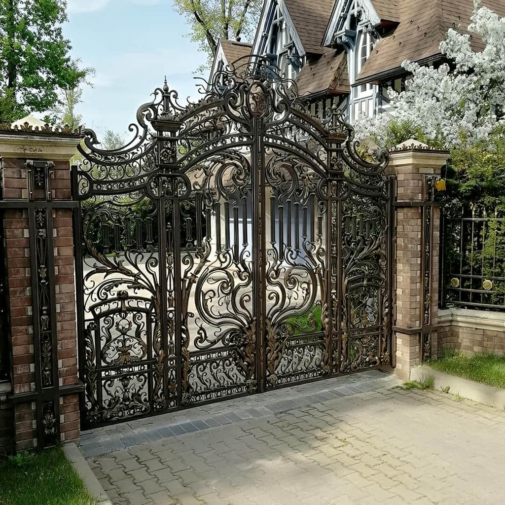 قیمت درب حیاط ویلایی فرفورژه در نسیم شهر