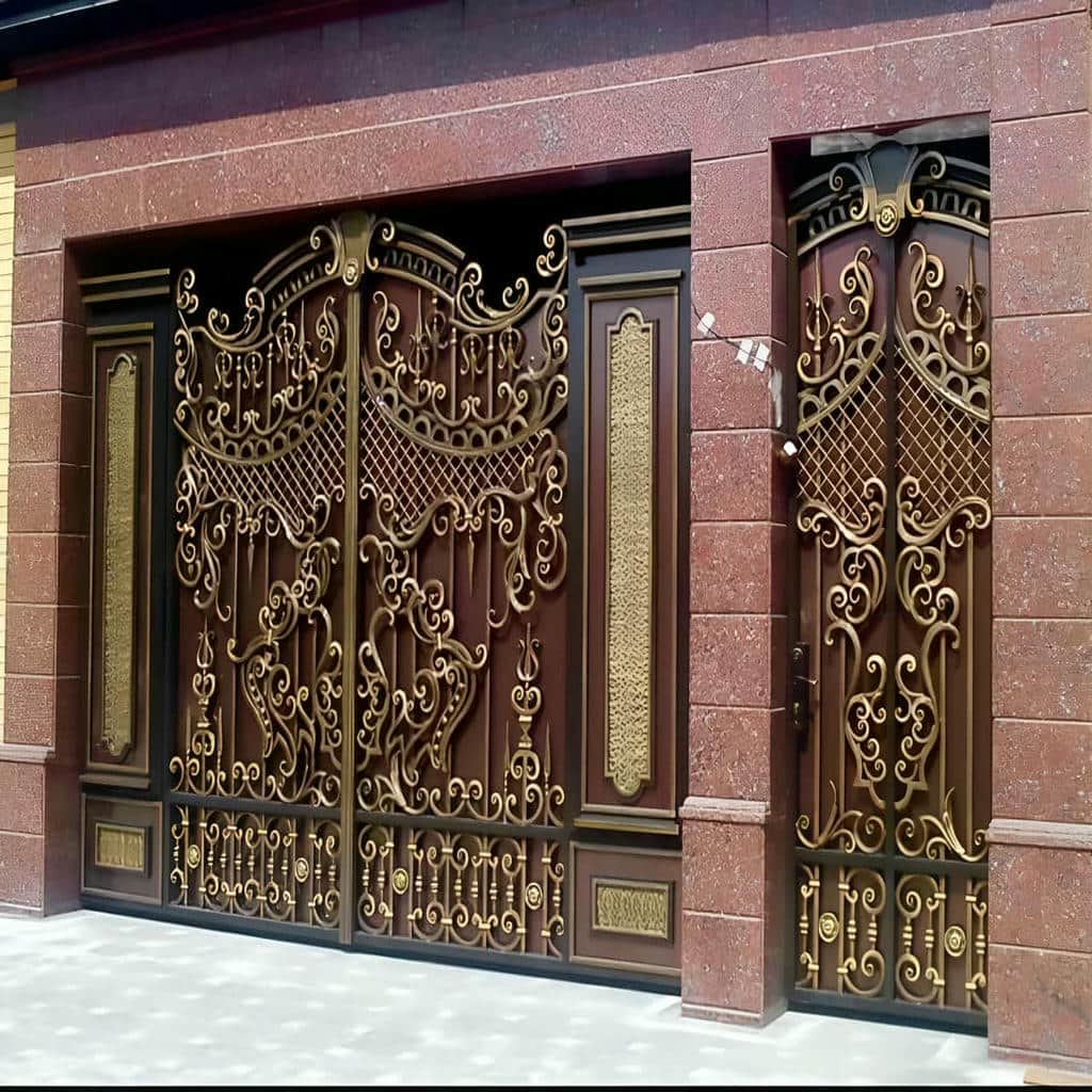 فروش درب حیاط پروفیل سنگین در رفسنجان