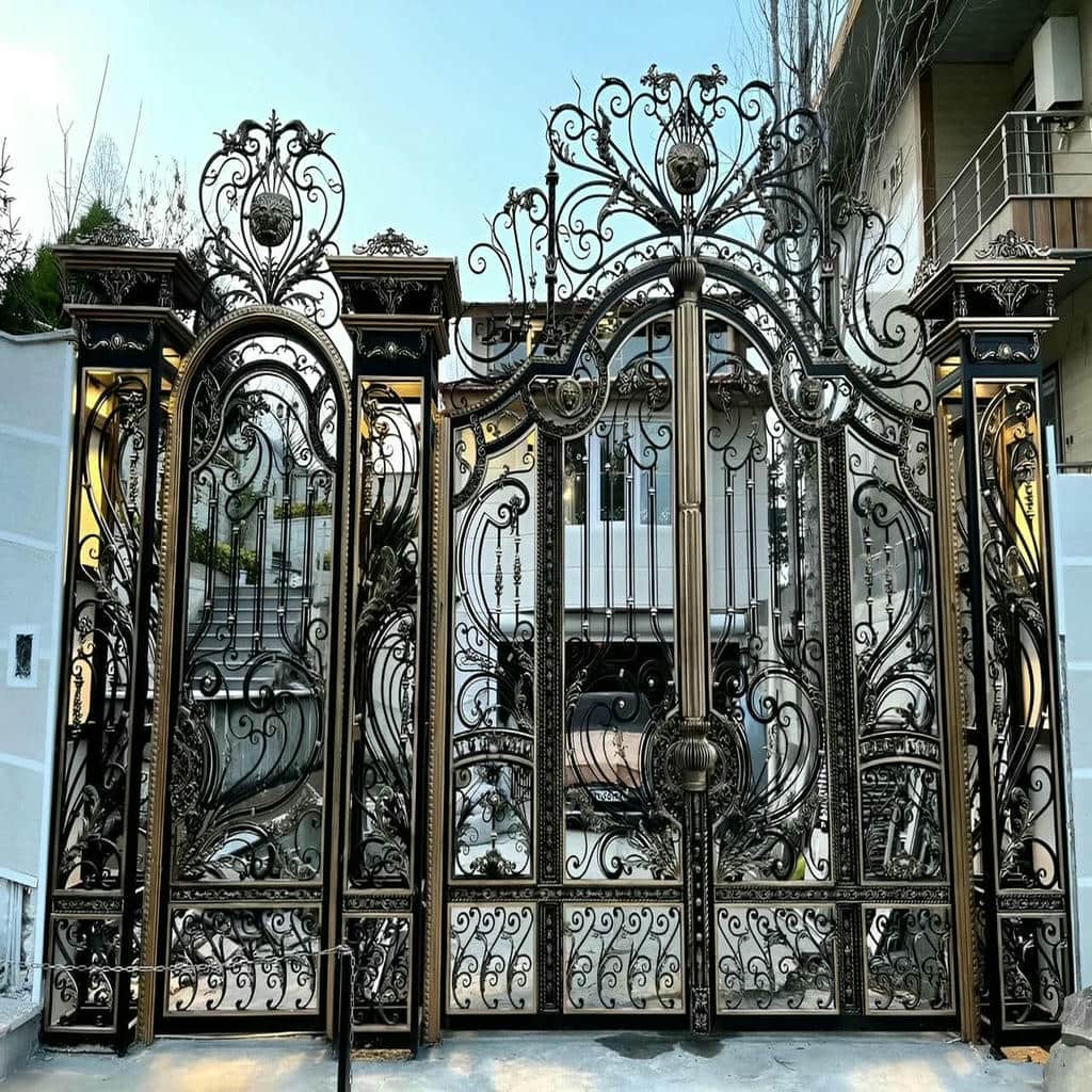 کارخانه درب حیاط جوشکاری صنعتی در یزد