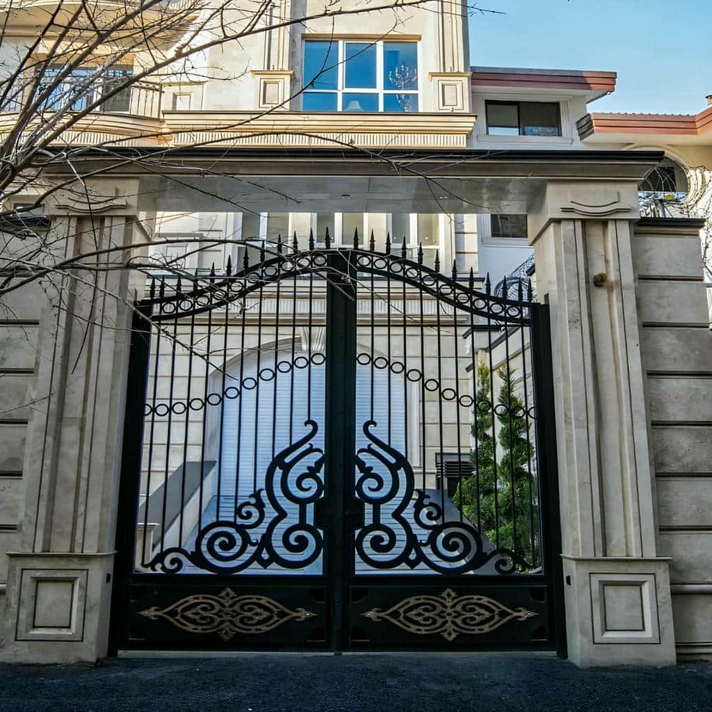 قیمت درب حیاط فلزی مدرن در ایلام