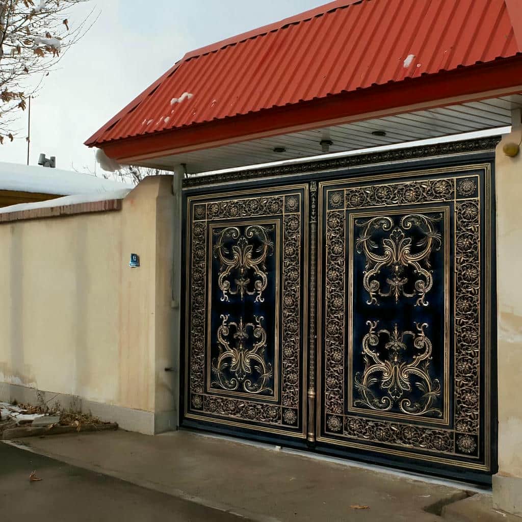 فروش درب حیاط ویلایی پروفیل سنگین در آبسرد