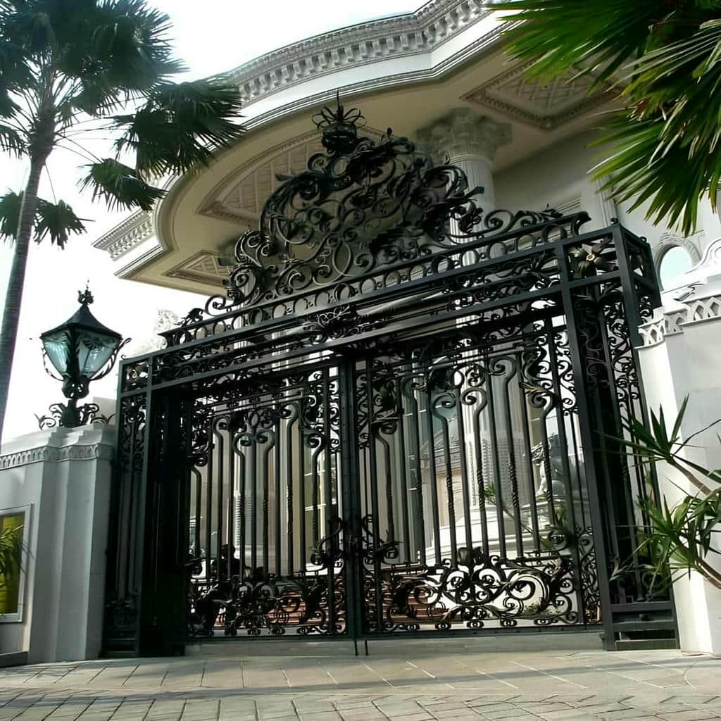 فروش درب حیاط پروفیل سنگین در کرمانشاه