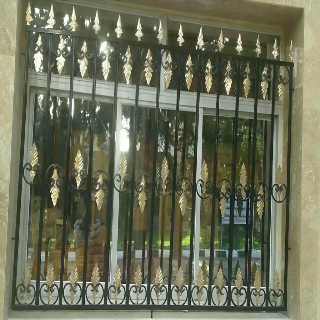نصب حفاظ پنجره رنگ کوره&zwnj;ای در کرمان