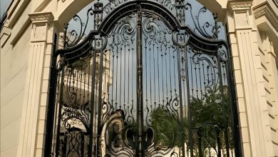 درب حیاط در ساری