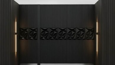 درب حیاط ویلایی در کیش