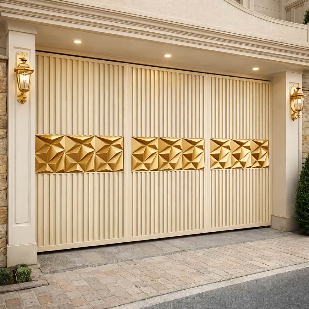 کارخانه درب سه بعدی طرح کیت کتی فلزی