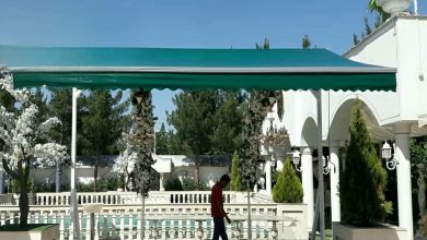 سایبان برقی بازویی اتوماتیک در مشهد