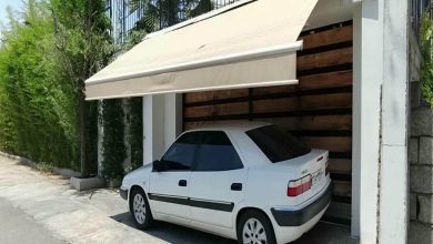 سایبان برقی در کرمانشاه