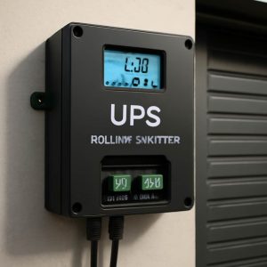 جک درب پارکینگ با سیستم UPS در زمان قطعی برق