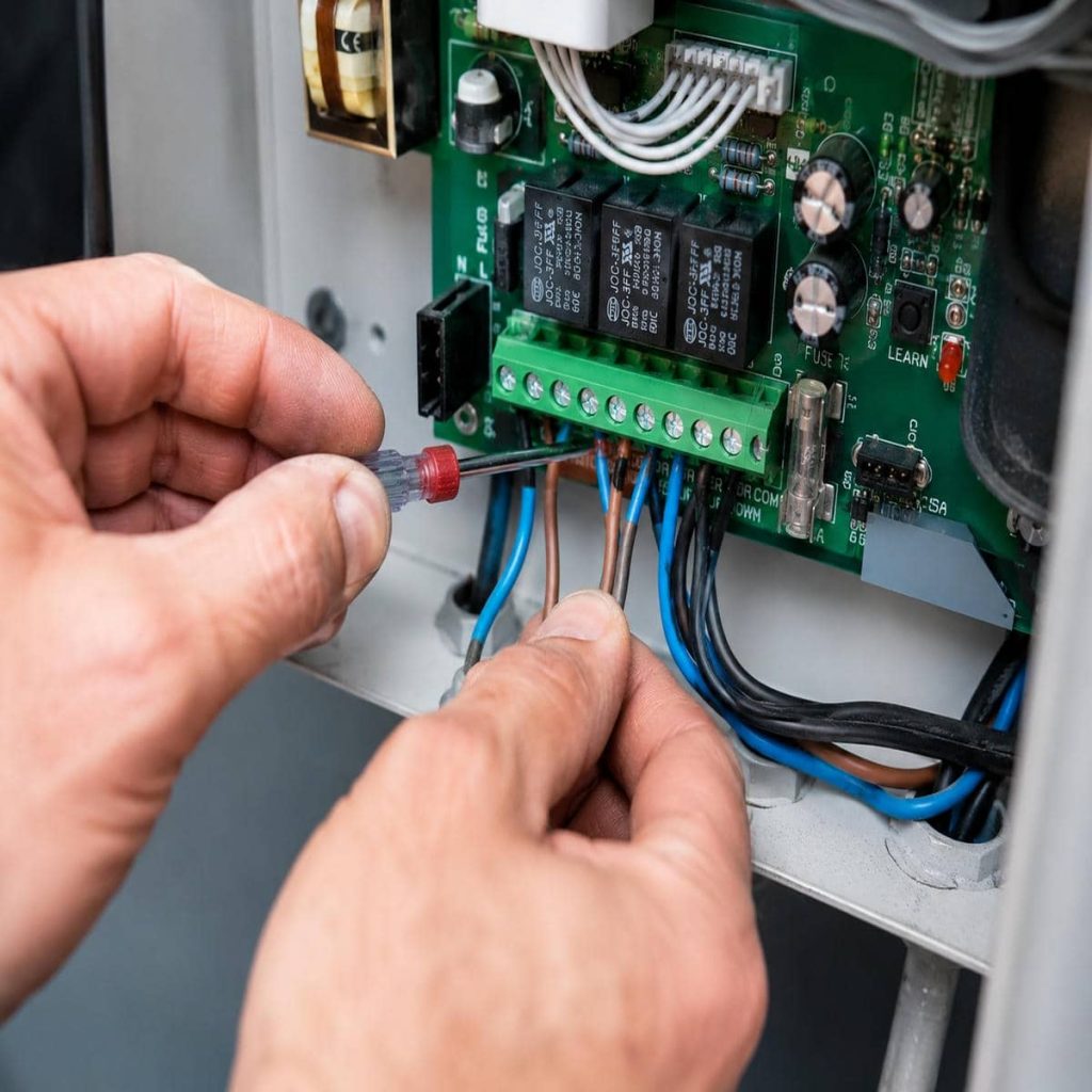سرویس دوره ای کرکره برقی با بررسی برد کنترل سرویس دوره ای کرکره برقی با بررسی برد کنترل