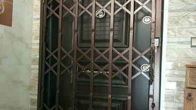 کاهش سرقت منزل با درب آکاردئونی روی ورودی