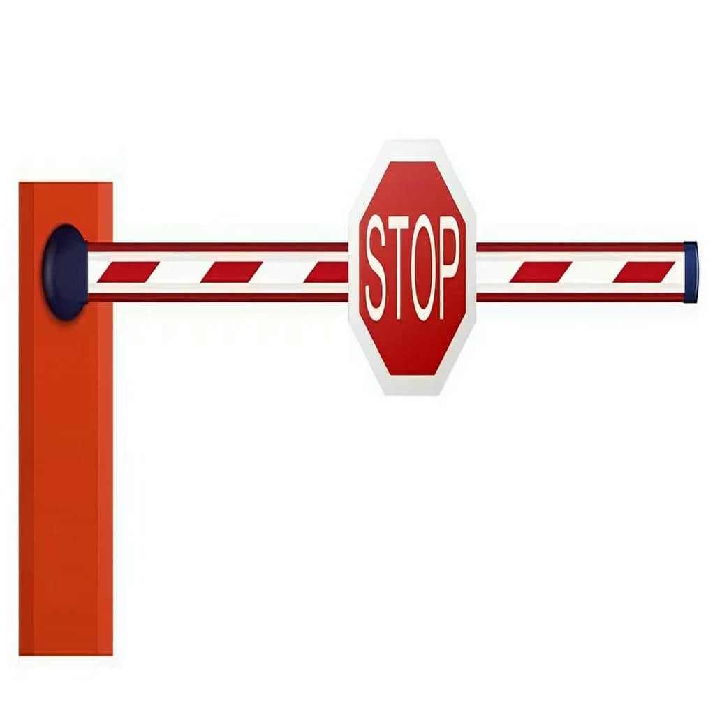 راهبند پارکینگ با ستون امنیتی مقاوم