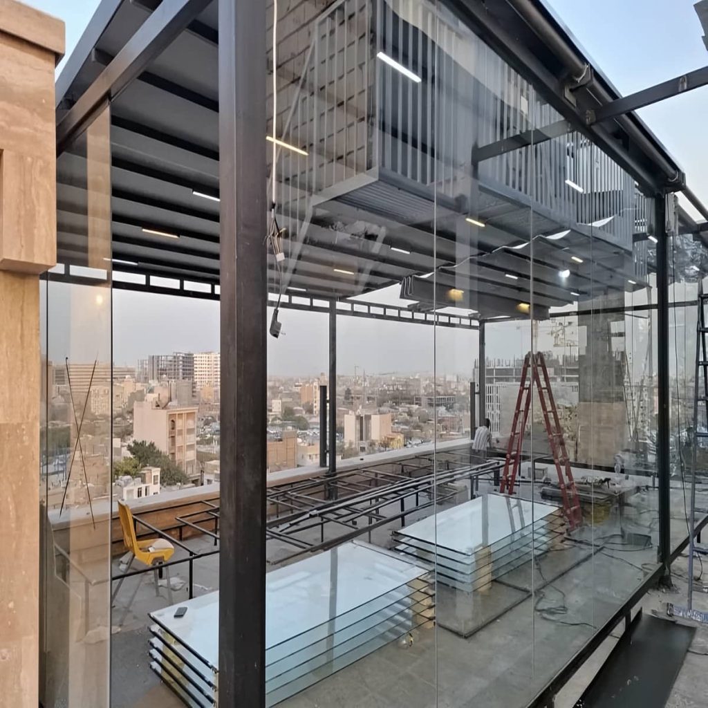 فروش سقف متحرک برقی مناسب روف گاردن