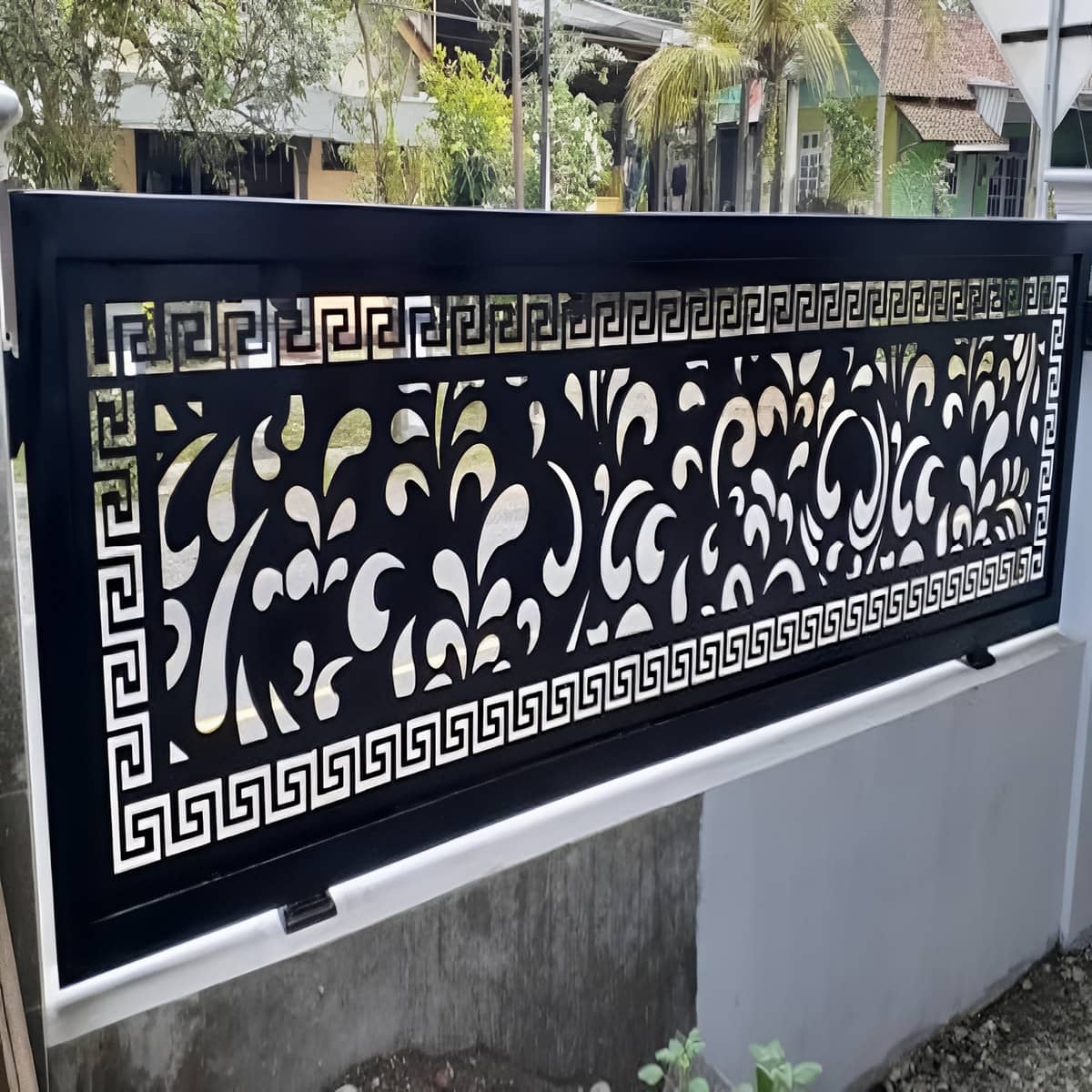 پنل نرده CNC دکوراتیو با ابعاد سفارشی تراس