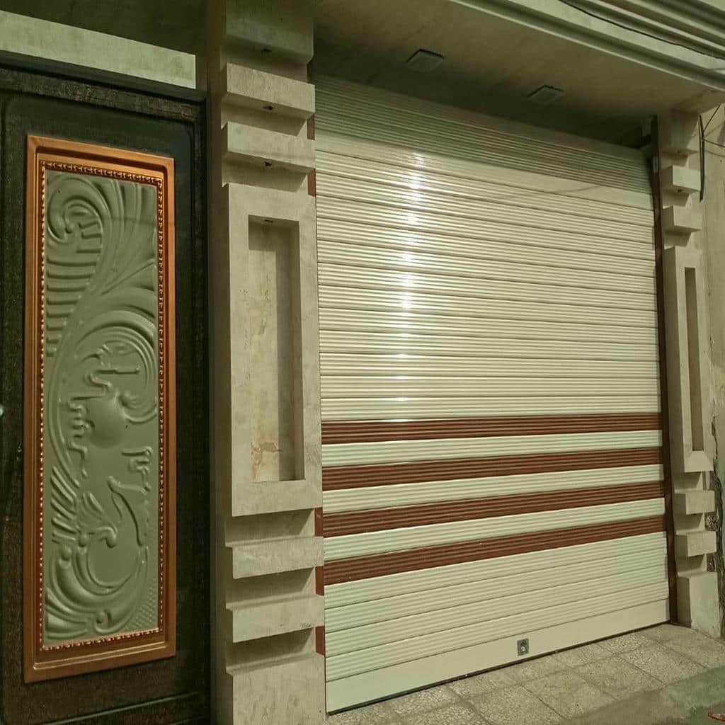 کرکره برقی با ریل تراز شده کرکره برقی با ریل تراز شده