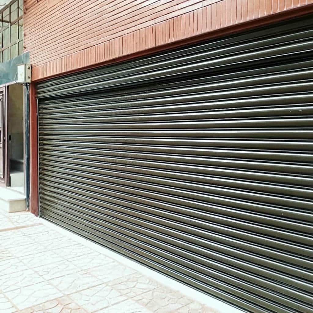 درب برقی اتوماتیک پارکینگ با قفل ایمن
