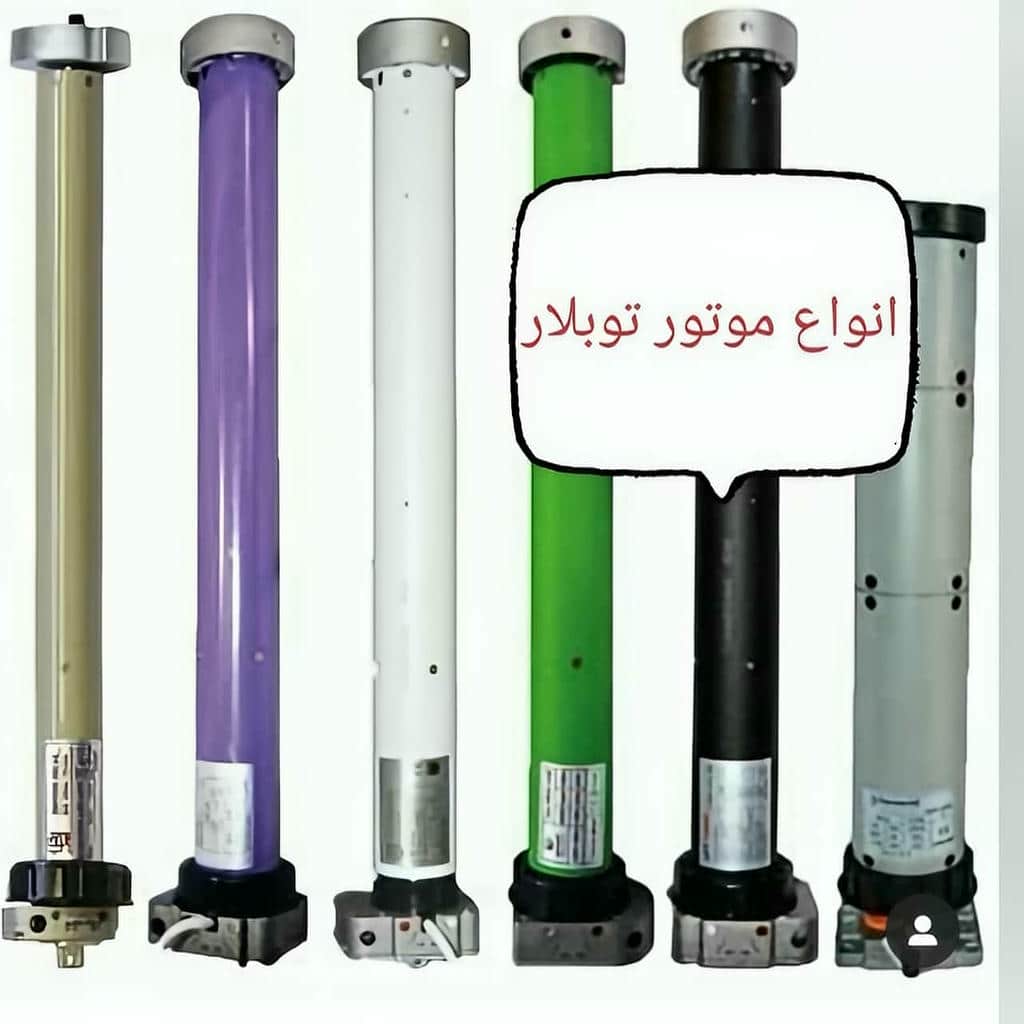 موتور کرکره برقی با ریل تراز شده و حرکت روان