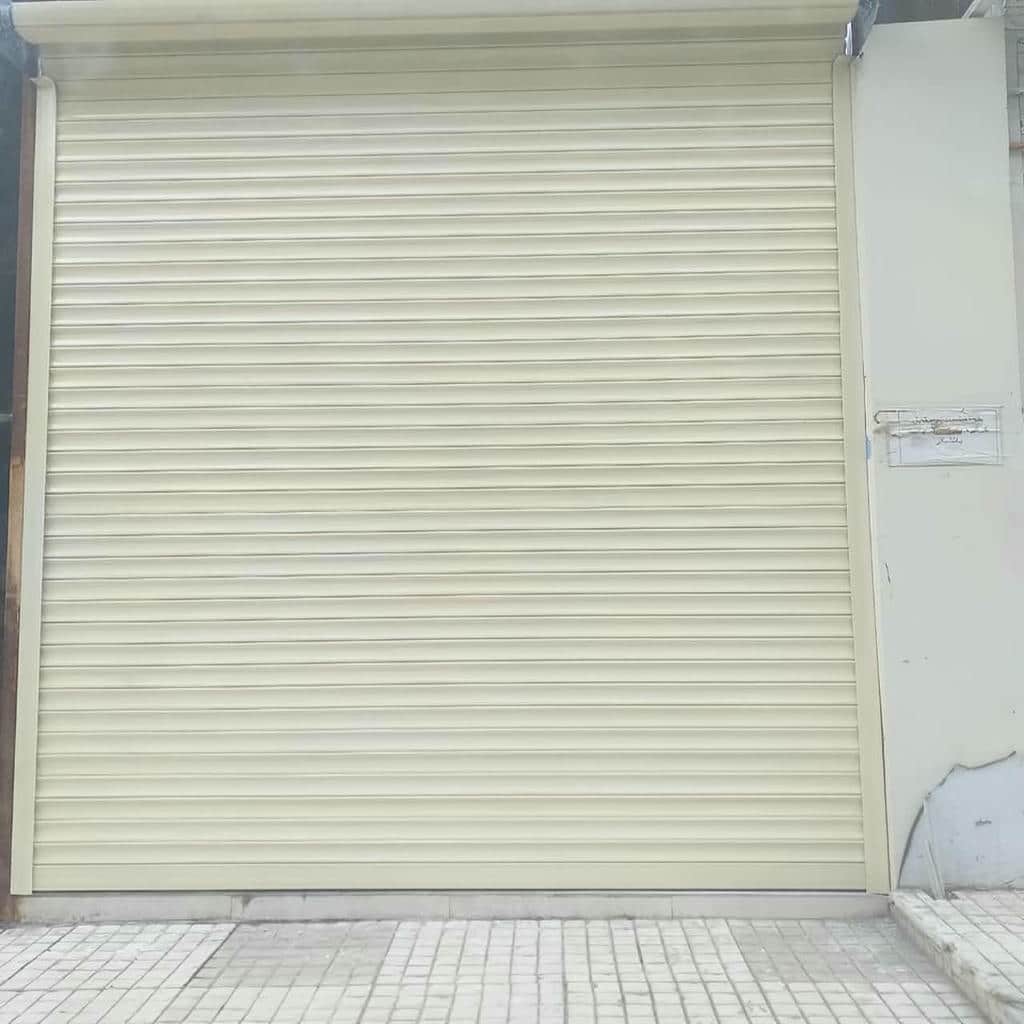 کرکره برقی فولادی سنگین مناسب سوله صنعتی