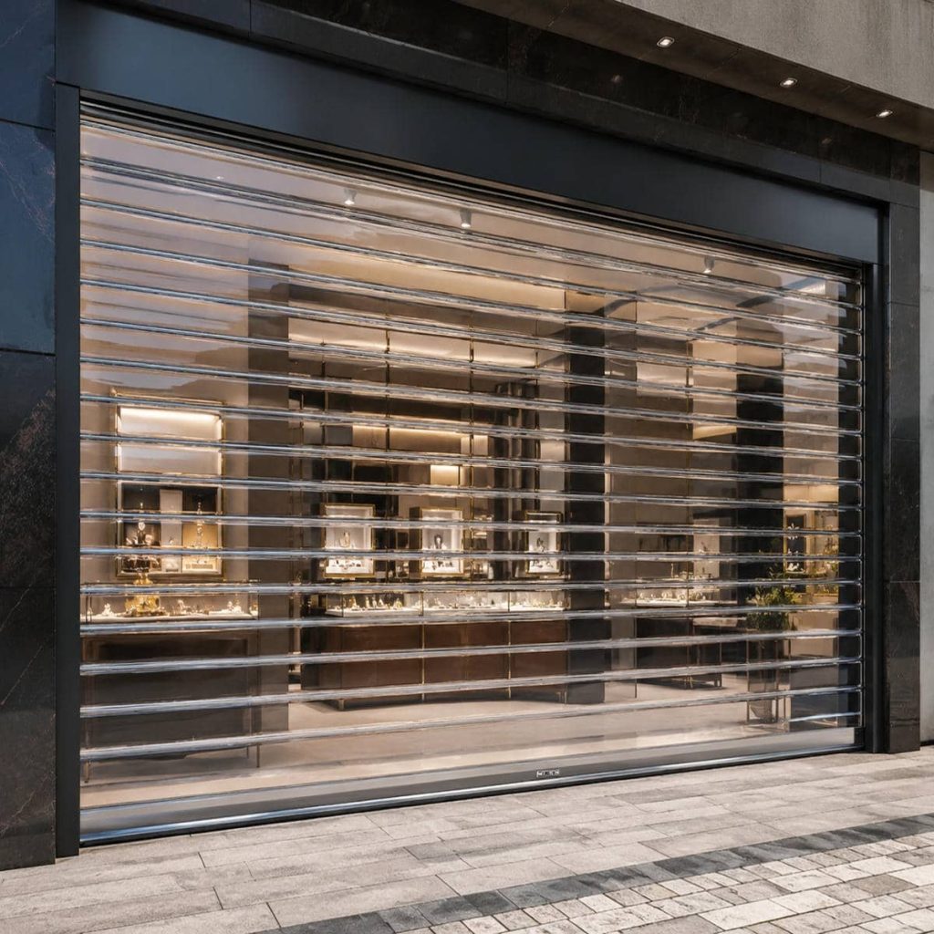 7 طرح کرکره برقی شفاف پلی کربنات