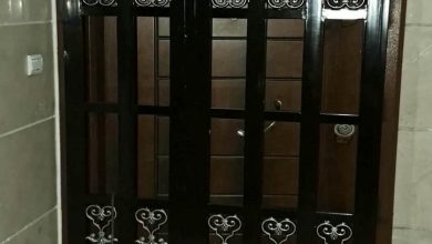 11 نمونه حفاظ پشت درب آپارتمان ریلی