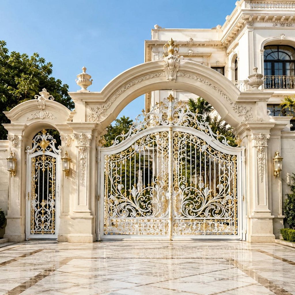 درب پارکینگ ساده پروفیلی با قیمت وابسته به متریال