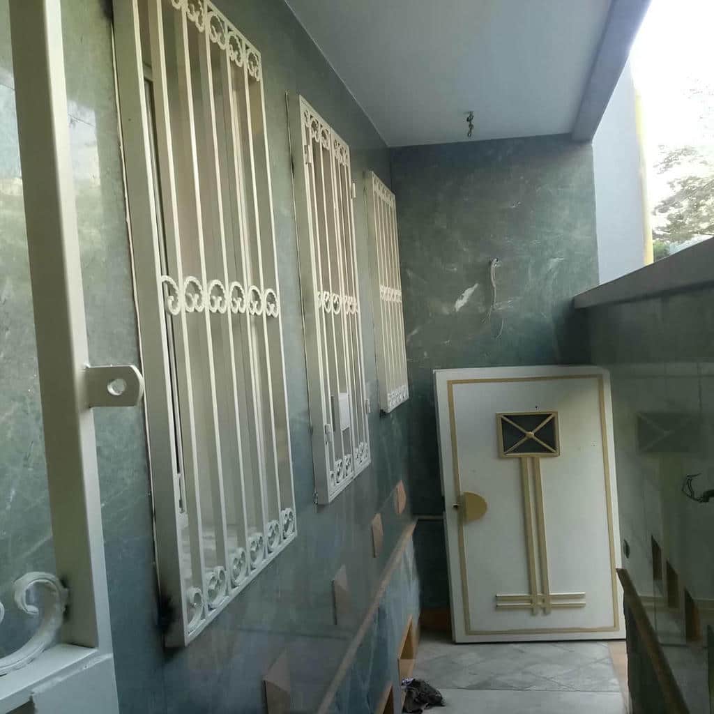 ساخت حفاظ پنجره شیک قاب دار با پروفیل آهنی